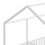 Lit simple au sol, structure de lit plateforme double en métal avec rails, deux lits partagés