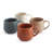 Sango Siterra Painter's Palette 17.5 Oz. Assorted Color Stoneware Mug Set