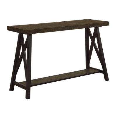 Console en bois massif 47 po Leona