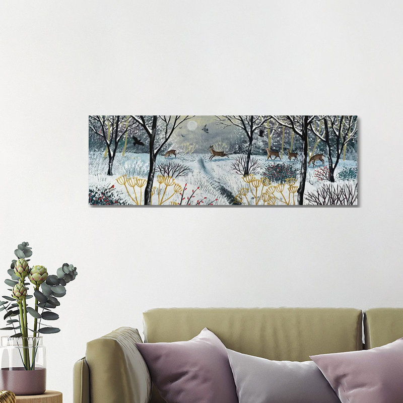 Through The Silence Of Snow by Jo Grundy - Wrapped Canvas Panoramic Print, 121.92 cm H x 40.64 cm W x 1.91 cm D