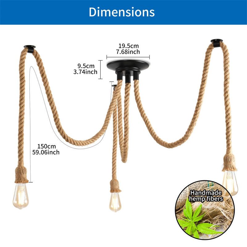 3 - Light Brown Pendant