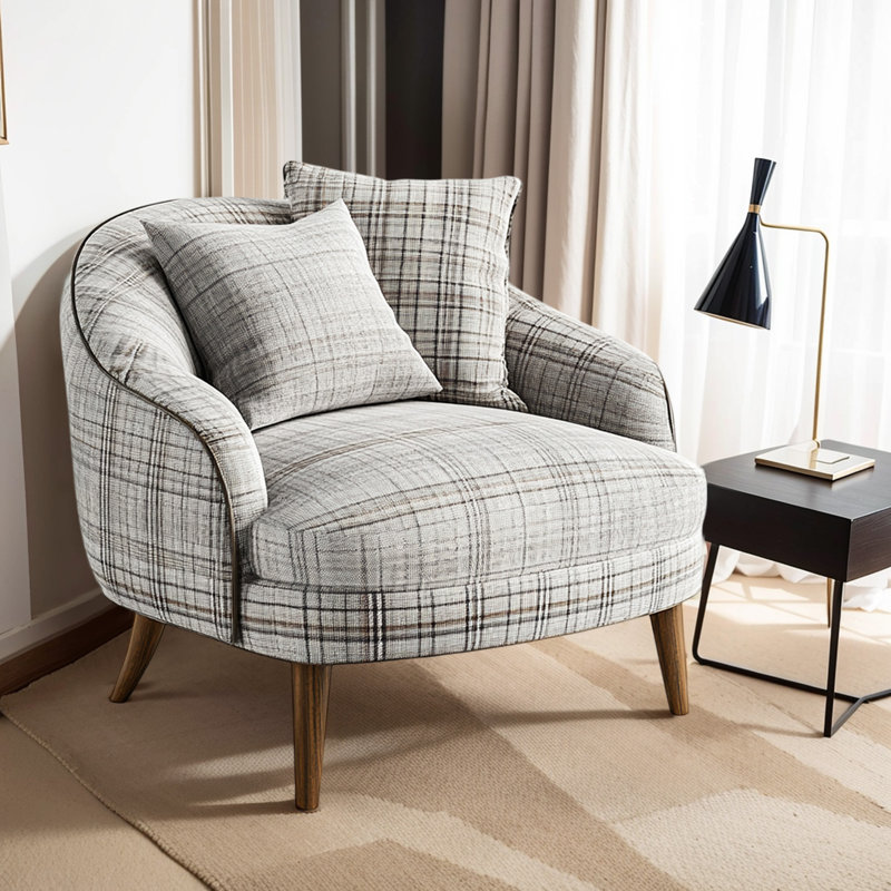 Fauteuil à carreaux
