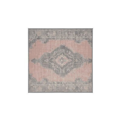 Machine Washable Gray Area Rug
