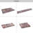 6X9 Washable Area Rug, Low-Pile, Non-Slip, Stain , Non-Shedding, Foldable, & Pet Safe - Add A Touch Of Luxury  Burgundy Rug Washable, Enhance Your Home Decor-621355077