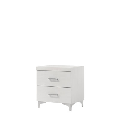 Table de chevet blanche