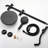 Matte Black Dual Shower Head Spa - 5-setting Handheld Wall Mounted 1.8 Gpm Adjustable Spray Pattern Resists Corrosion & Scratches Diverter Valve System With Flow Rate Scratch