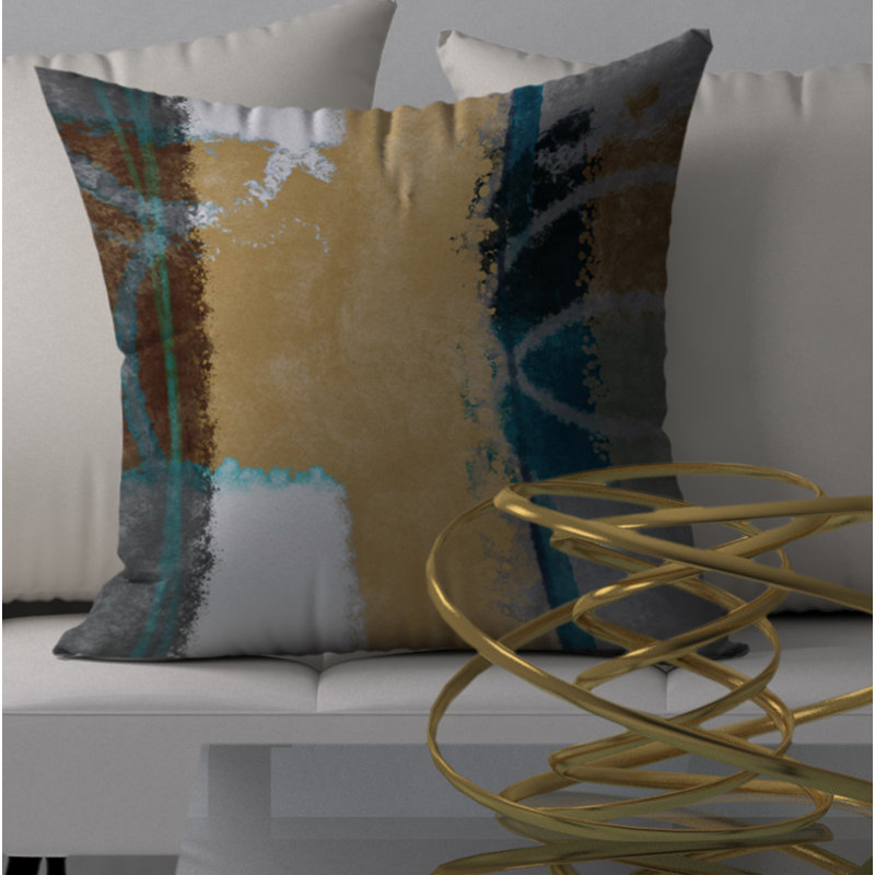 Housse de coussin décorative carrée impressionnante connaisseur, 18 po x 18 po