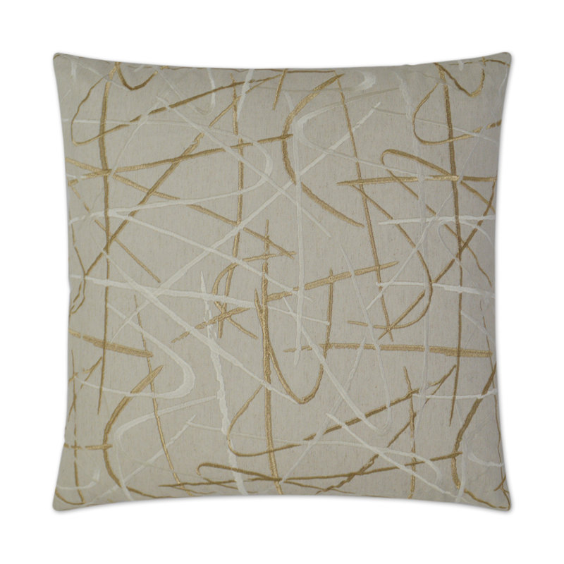 Scribble Fabric, Gold