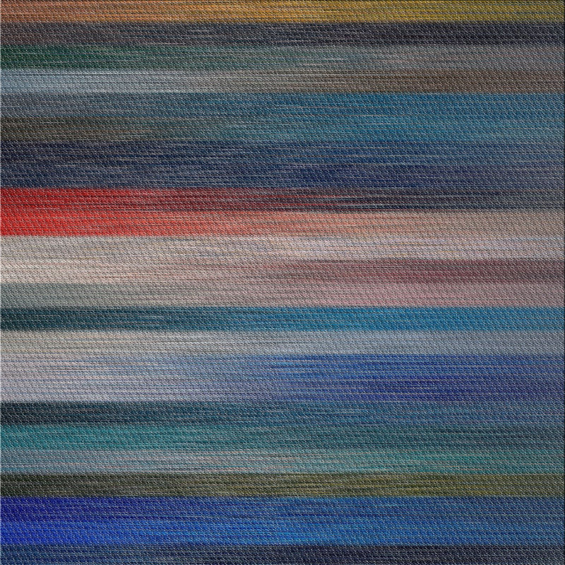 Tapis bleu Jesup, Carré 8 pi