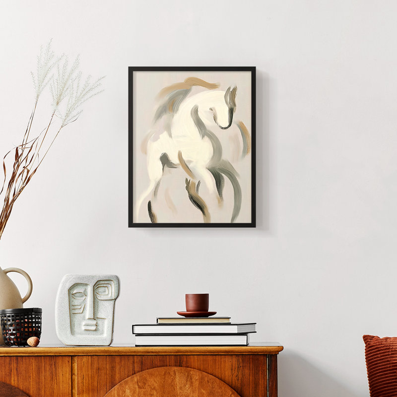 ANIMALS Series CECLXV III - Reproduction encadrée de qualité supérieure - Prêt à être accroché - Aucun clou requis, Noir