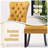 Dining Chairs, Upholstered High-end Tufted Dining Room Chair with Nailhead Back Ring-178148660-178148642-188948057