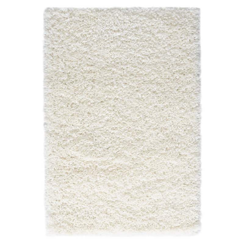 Shaggy Lush cream  Rug, Rectangle 60 x 90cm