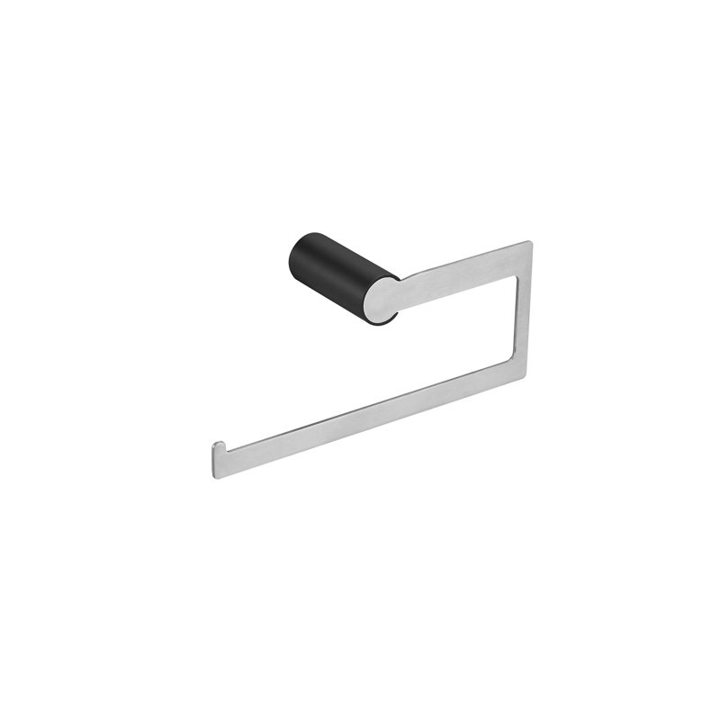 Porte-serviettes mural 23,6 po 4, Noir / argent
