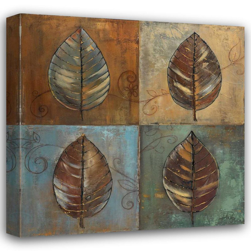 «Red Barrel Studio® Pinto, Patricia», reproduction d'art sur toile tendue: New Leaf Patch I, H 36 po x l 36 po