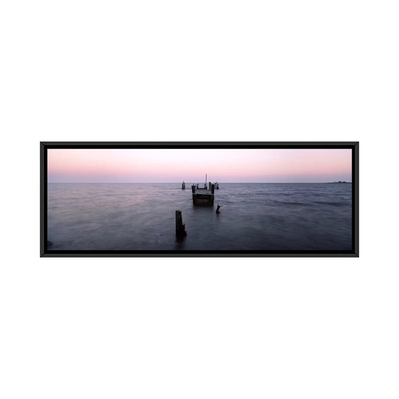 «Dilapidated Pier, North Point State Park, Maryland», reproduction de photo sur toile, H 24 po x l 72 po x P 1,5 po