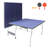 Mid-Size Table Tennis Table Foldable & Portable Ping Pong Table Set for Indoor Games with Net