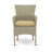 7 Piece Outdoor Patio Conversation Sets Consist of a Rectangle Wicker Dining Table with Glass Top and 6 Backyard Armchair with Cushion, Natural Linen-642267885