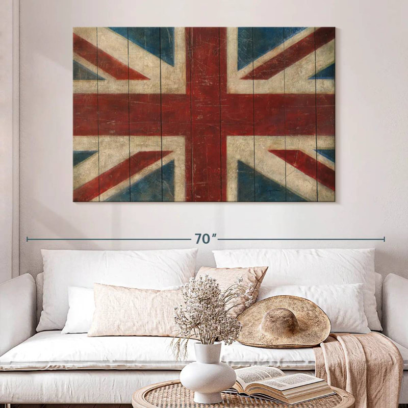 Borges Union Jack, H 34 po x l 51 po