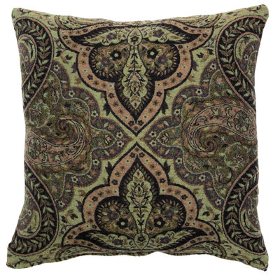 Neo Damask Wool Throw Pillow