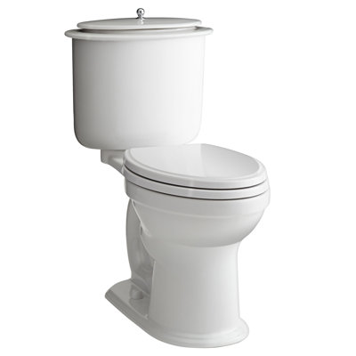Oak Hill Two-Piece Elongated Toilet In Canvas White