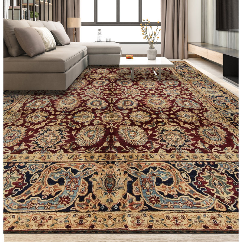 Sona One-of-a-Kind Rectangle 8'1" X 8'11" Hand Knotted Area Rug
