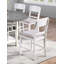 Ensemble de 2 chaises haute avec dossier en échelle moderne Chaise de salle à manger-490073871