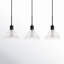 Manoel 3 - Light Kitchen Island Linear Pendant with Glass Accents-2029809203
