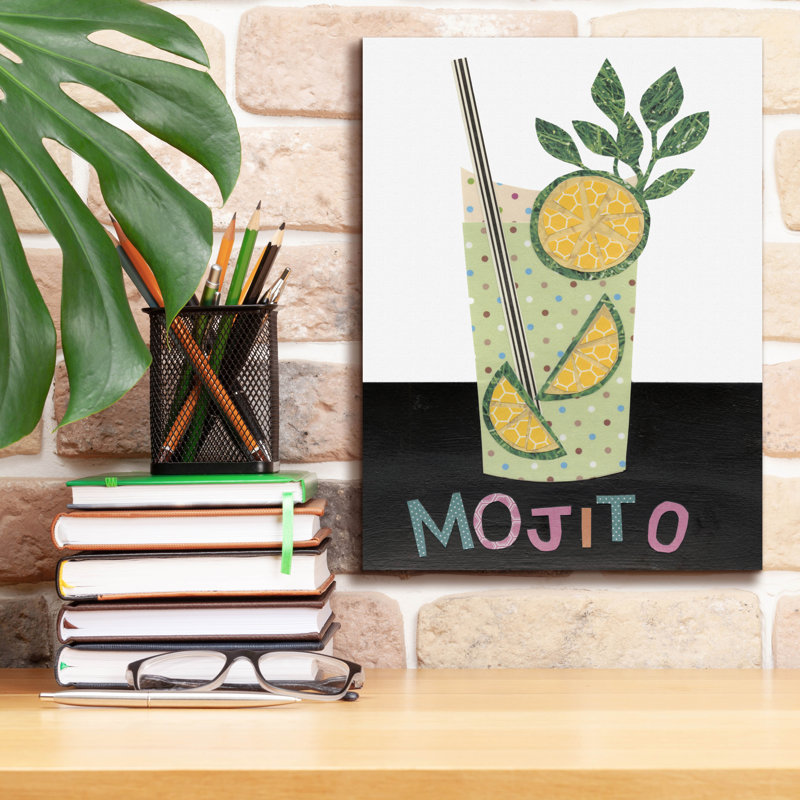 «Mix Me A Drink I» par Regina Moore, H 16 po x l 12 po x P 0,75 po