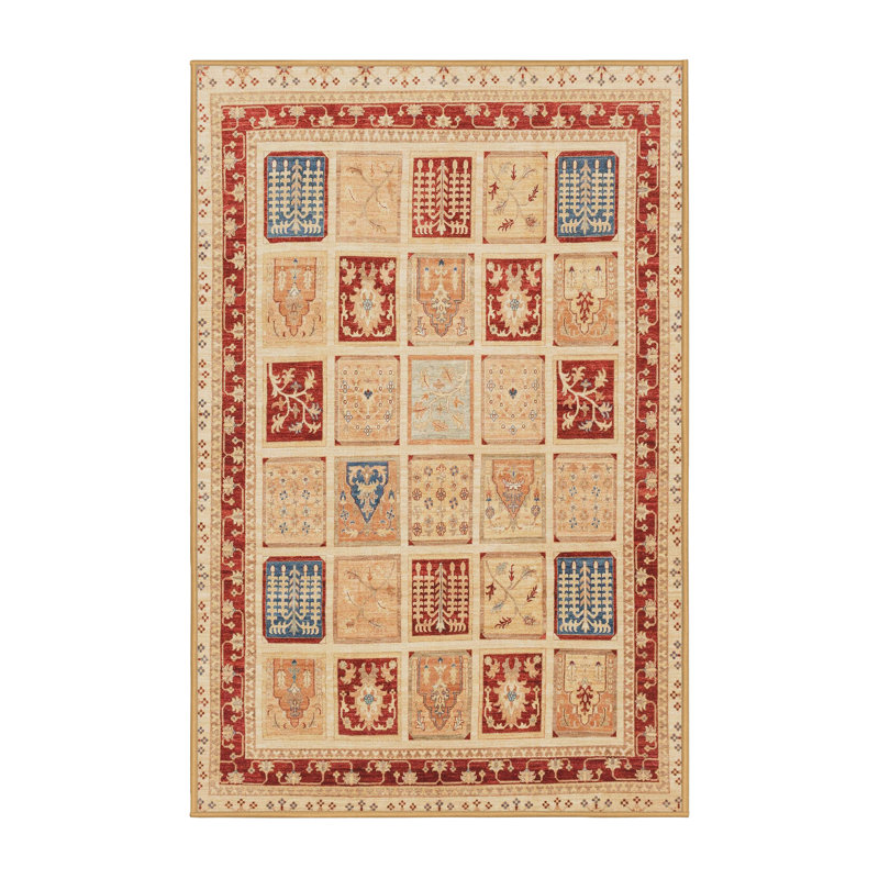 Abstract Indoor Rug, Rectangle 4' x 6'