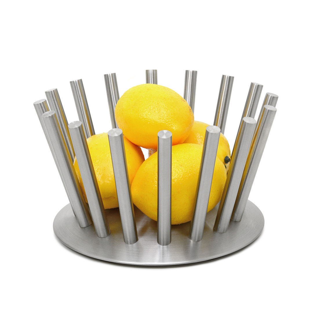 Front Of The House Sundial Stainless Steel Fruit Basket (Set of 2) Front Of The House