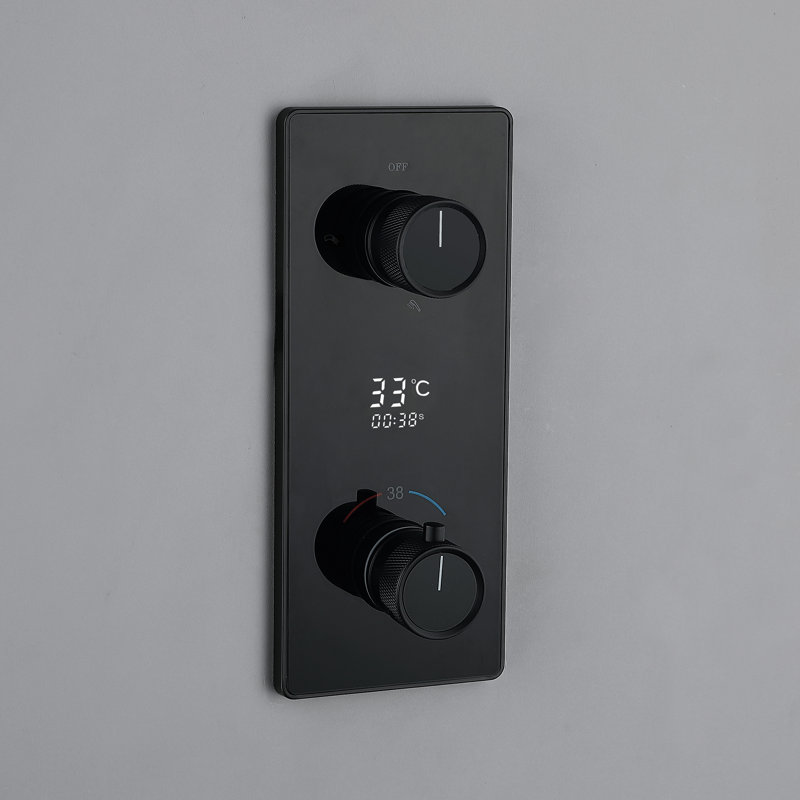 Thermostatic Complete Shower System with Rough in-Valve