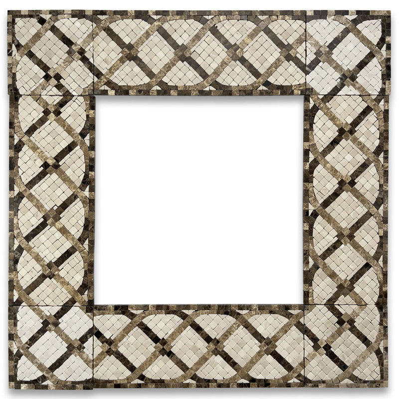 Emperador 4.75" x 12" Marble Mosaic Wall & Floor Tile