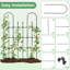 1 pièce treillis de jardin pour plantes grimpantes Cadre de support en métal antirouille pour plantes