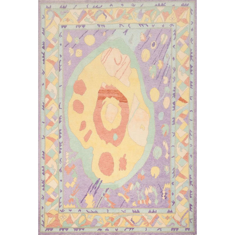 Vegetable Dye Oushak Oriental Area Rug 6x9