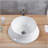 Vessel Bathroom Sink Basin In White Ceramic