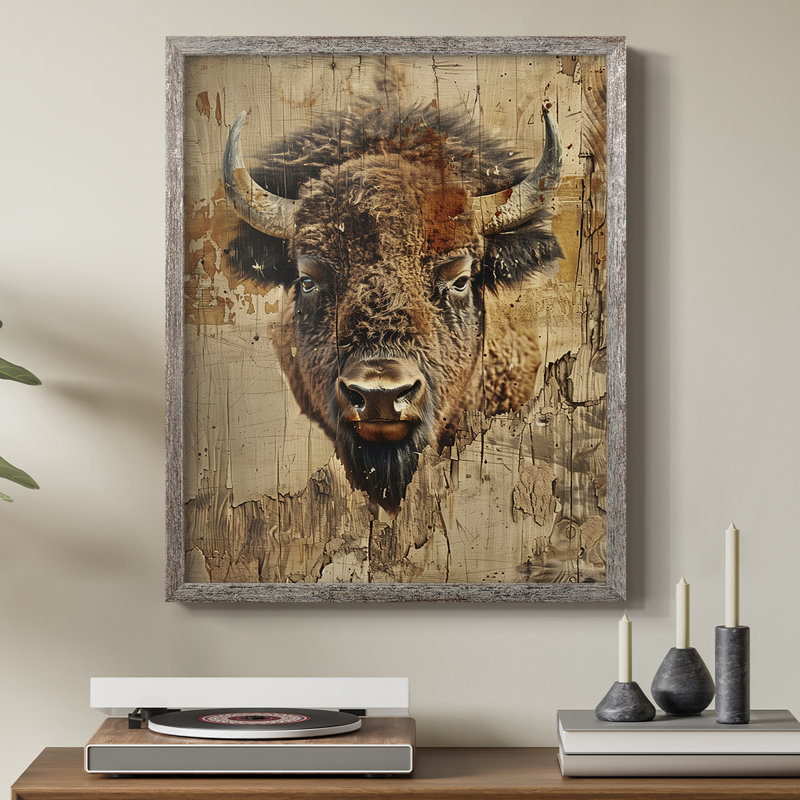 ANIMALS Series CDL XXXIX, reproduction encadrée - bois massif, H 15 po x l 12 po