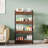 4-Tier Retail Display Rack with Hooks