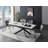 Extendable Metal Base Dining Table