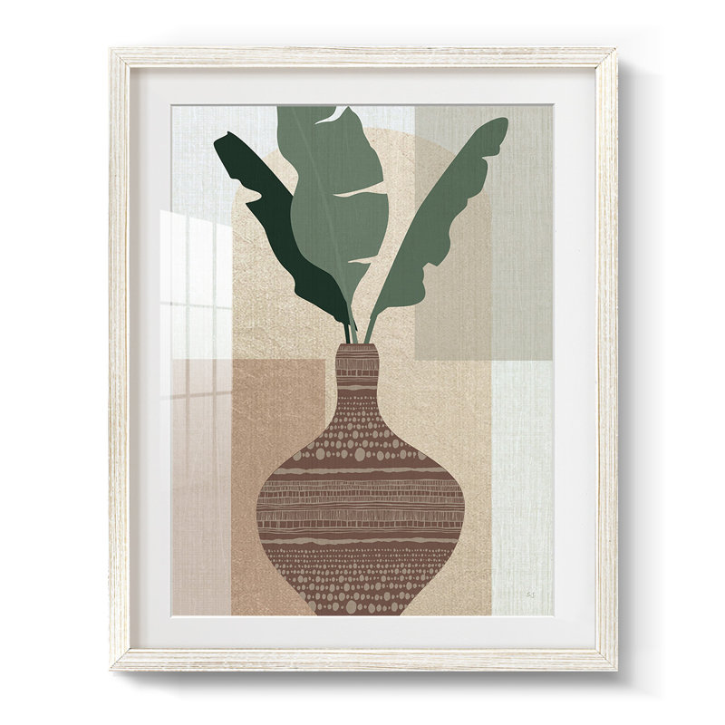 Lindos II - reproduction encadrée, H 28,5 po x l 20,5 po, Blanc