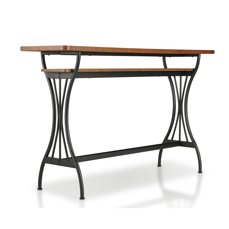 Janis 59.06'' Console Table, Warm Oak