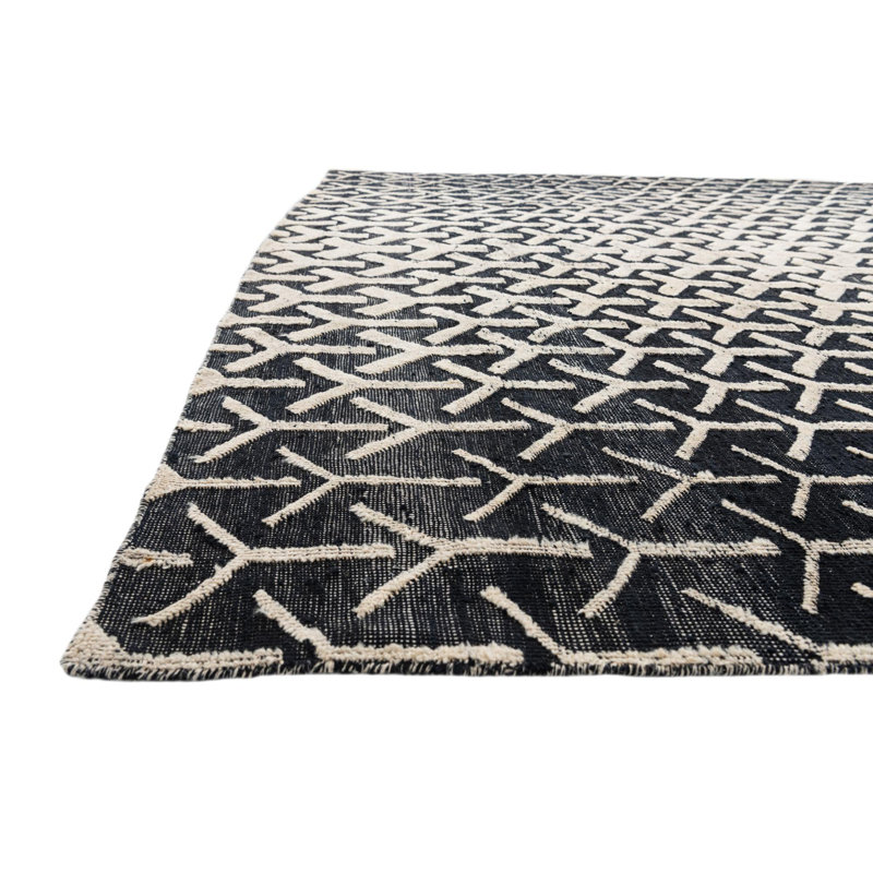 Tapis noir Nathaniel