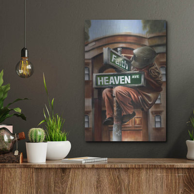 Refuge' by Salaam , Metal Wall Art