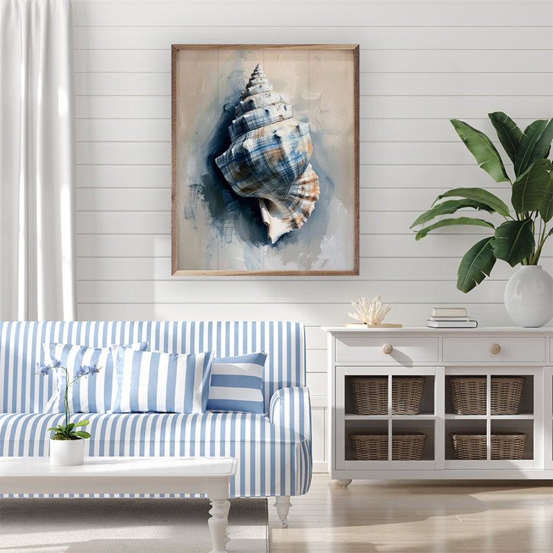 Classic Ocean III par Petals Prints Design, H 10 po x l 8 po