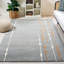 Tapis abstrait en laine et viscose touffeté à la main Alexzander Soho-32153897