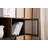 Mareike Axa 68 Inch Bamboo Shelf Bookcase with Cabinet, Right Facing-95069597