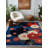 Isabel Collection Digital Print Cotton-Polyester Blue Floral Rug-333562896