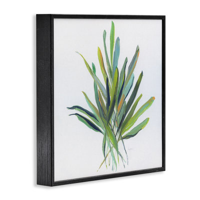  Plant Leaf Sprigs Framed Giclee Art by Sally Swatland