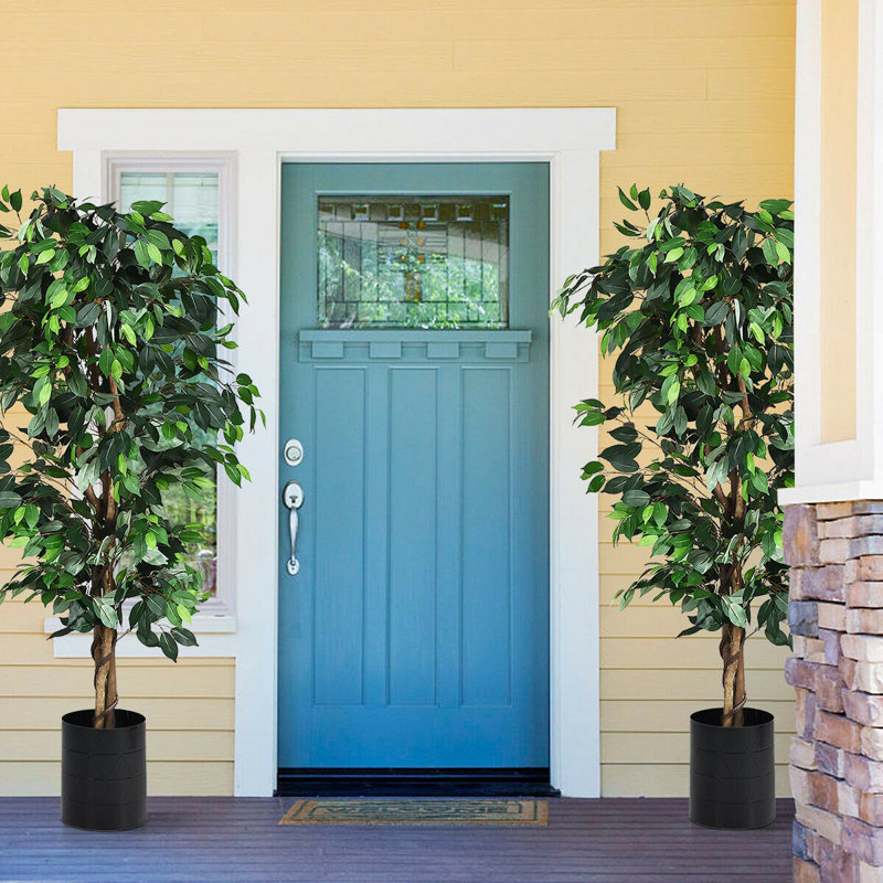 72'' Faux Ficus Tree in Pot