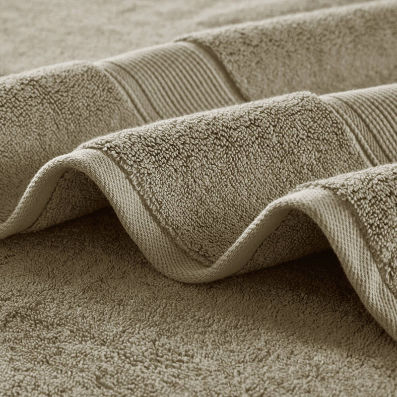 800GSM Ultra-Soft 100% Cotton Absorbent Towel Set, Beige