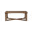 Bly Coffee Table, 48 Inch Rectangle Top, X-Base Design, Light Brown